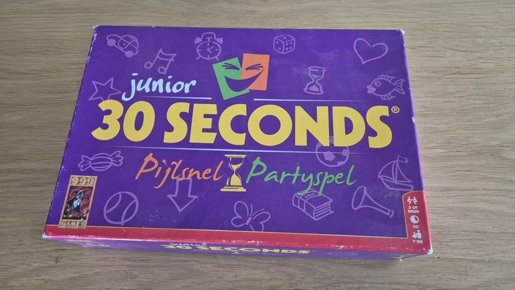 30 Seconds (Junior) Partyspel, Vijf spelers of meer, Ophalen of Verzenden, Zo goed als nieuw, 9999 Games