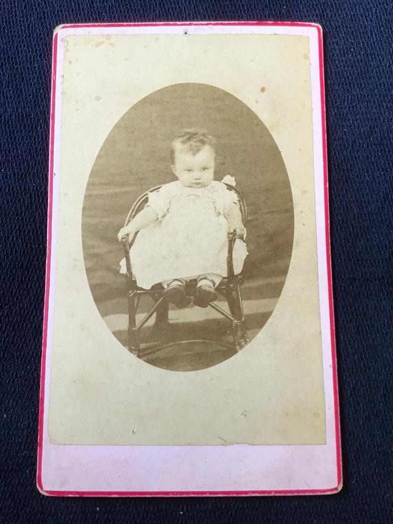 CDV, Kind, E.A. BLITZ ET FILS, UTRECHT, Carte de Visite, Gebruikt, Foto, Ophalen of Verzenden, Voor 1940