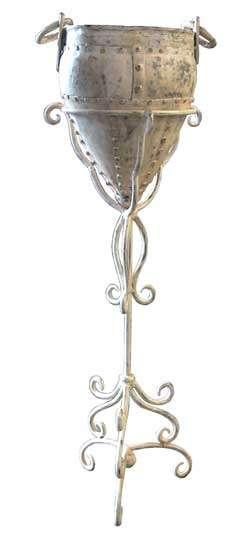 WIJNKOELER Champagnekoeler - MASSIEF HANDGESMEED, Ophalen of Verzenden