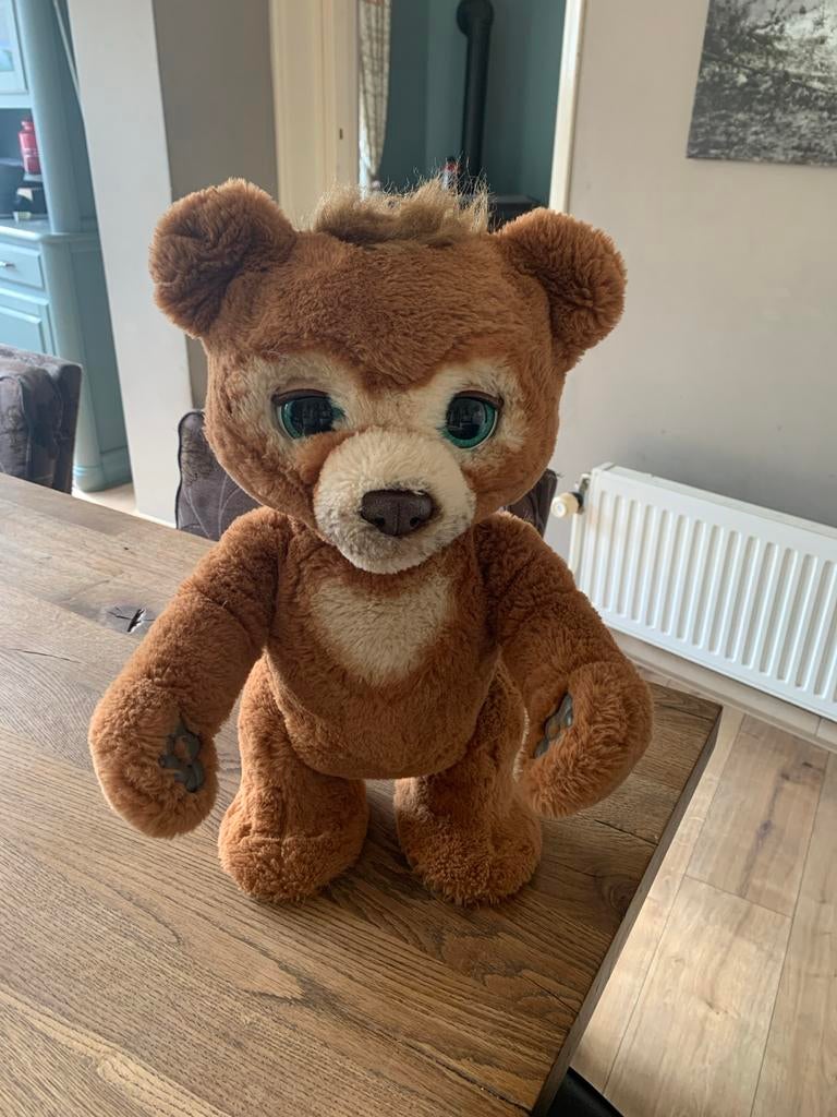 FurReal Friends Cubby de nieuwsgierige beer, Ophalen of Verzenden, Zo goed als nieuw, Beer