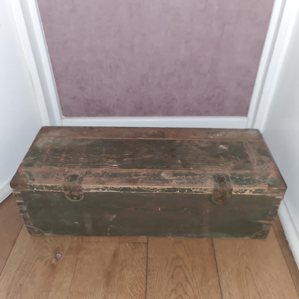 Duitse 2cm FlaK kist, Verzamelen, Ophalen of Verzenden, Duitsland, Kist of Geocache