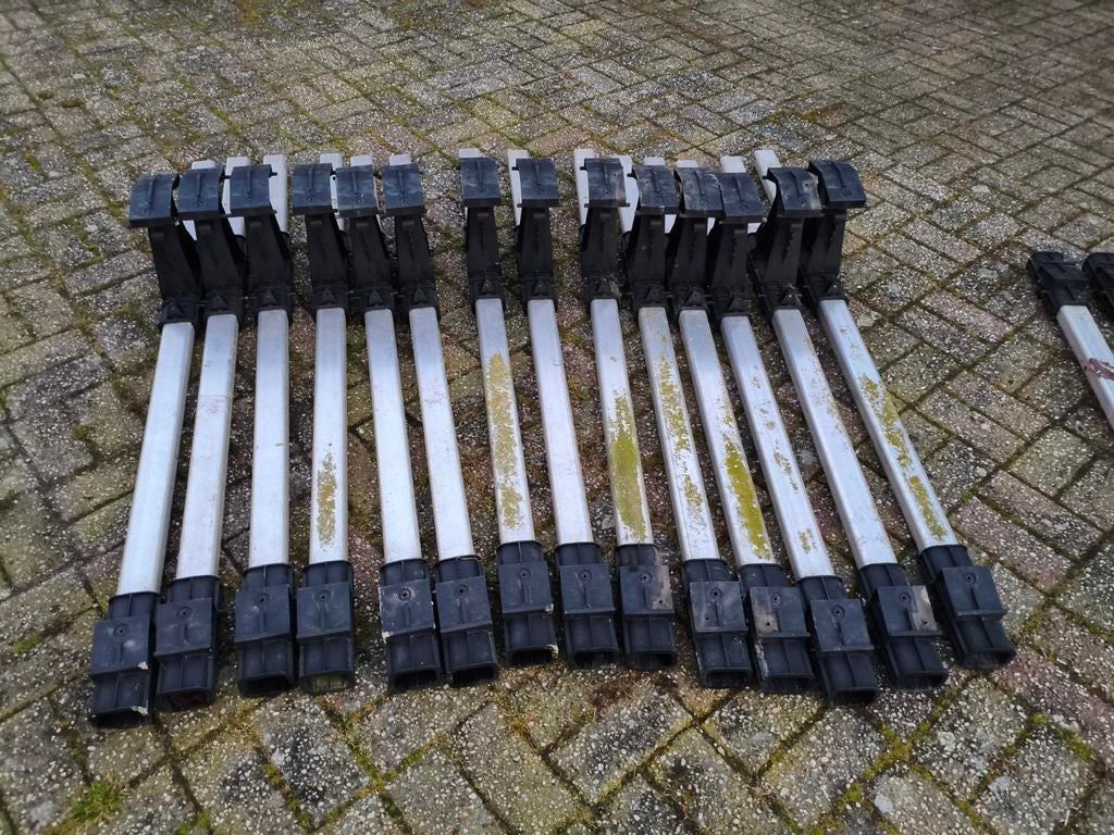 Esdec Flatfix Fusion Set 19 Panelen (165x99) Plat Dak, Doe-het-zelf en Verbouw, Ophalen, Gebruikt, Compleet systeem, 200 wattpiek of meer