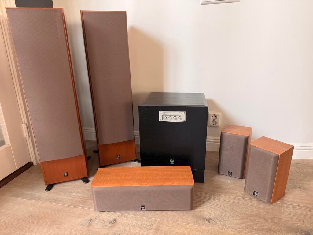 Yamaha 5.1 Surround Sound Systeem - Compleet, Gebruikt, Complete surroundset, 120 watt of meer, Ophalen