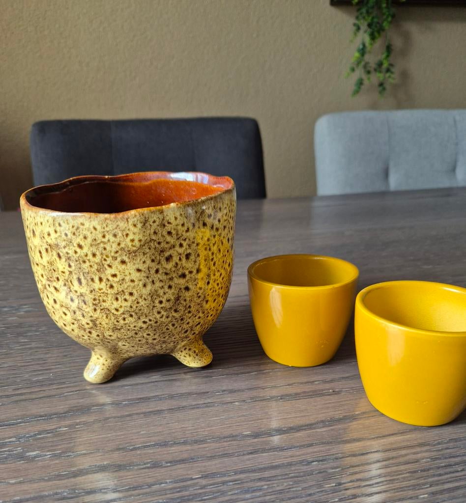 Bloempotjes, Ophalen, Rond, Aardewerk, Minder dan 40 cm