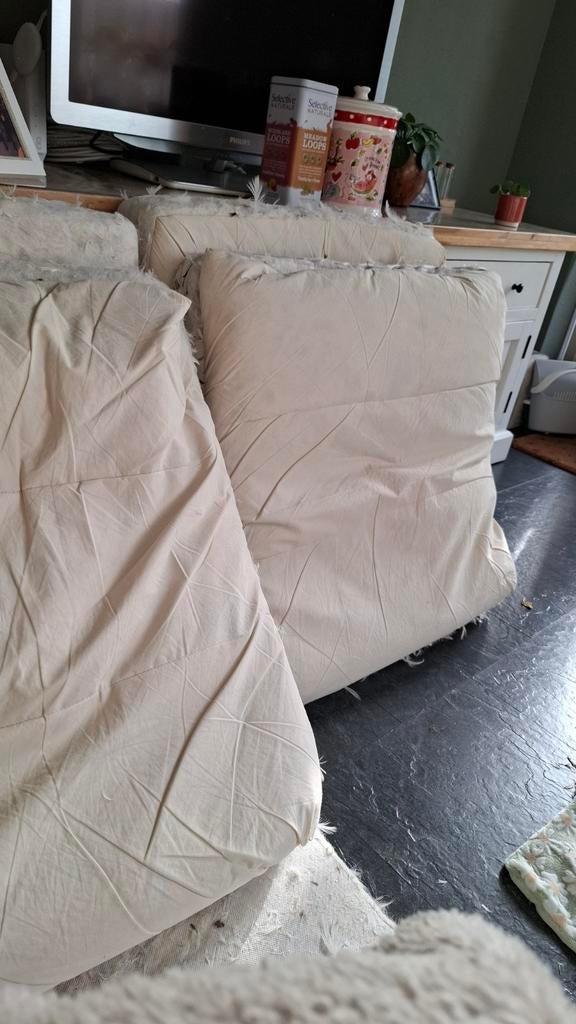 Gevraagd: Kussens voor ikea ektorp hoekbank, Huis en Inrichting, Ophalen, Gebruikt, Overige kleuren, Rechthoekig