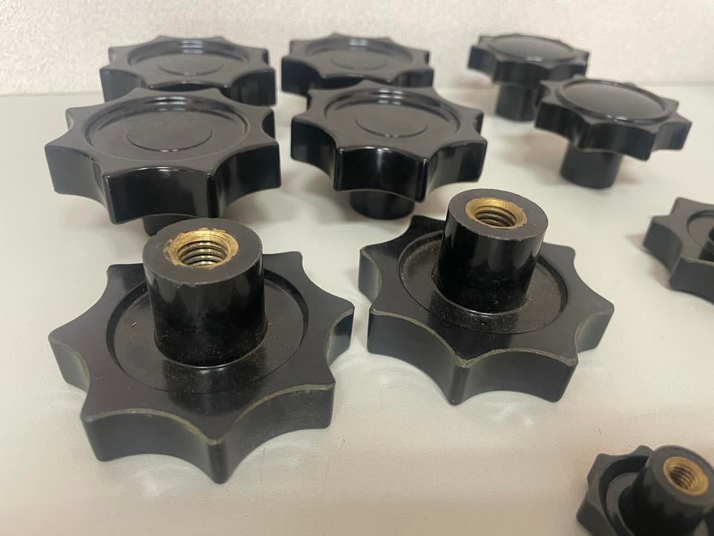 Industriële bakeliet knoppen, voor machines of meubelbeslag, Ophalen of Verzenden, Nieuw, Overige materialen, Overige typen