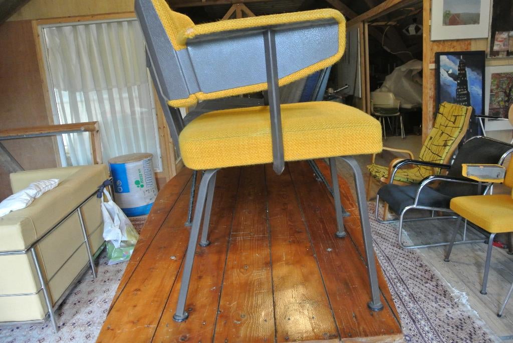 friso kramer revolt fauteuil, Huis en Inrichting, Stoelen, Gebruikt, Eén, Bruin, Ophalen