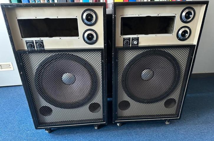 Fostex DK400 speakers, Audio, Tv en Foto, Luidsprekers, Gebruikt, Front, Rear of Stereo speakers, 120 watt of meer, Overige merken