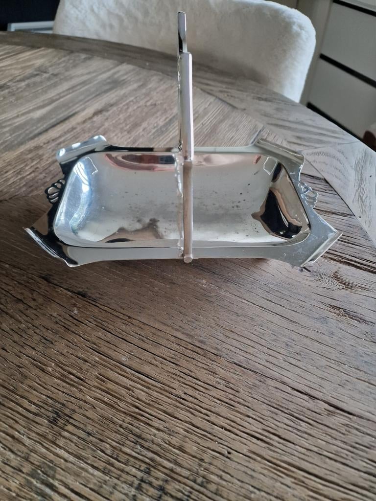 verzilverd dienblad fruitschaal gemerkt, Huis en Inrichting, Ophalen of Verzenden