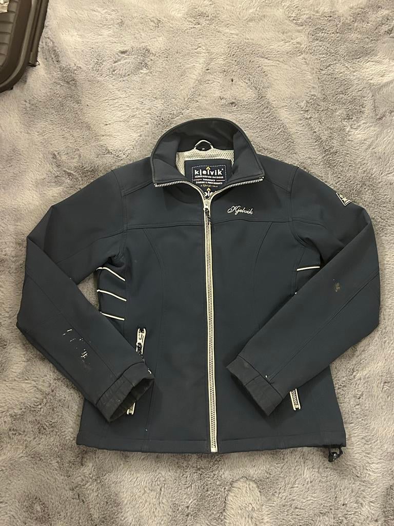 Kjelvik jas, Ophalen of Verzenden, Gedragen, Maat 38/40 (M), Blauw