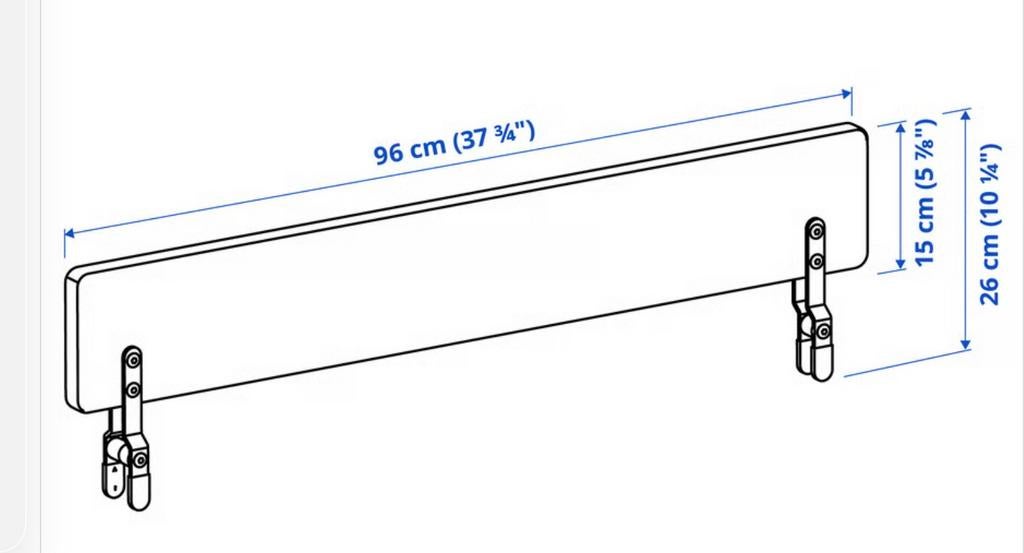 Ikea uitval beveiliging, Ophalen of Verzenden, Zo goed als nieuw, Hoogslaper of Stapelbed, Minder dan 140 cm