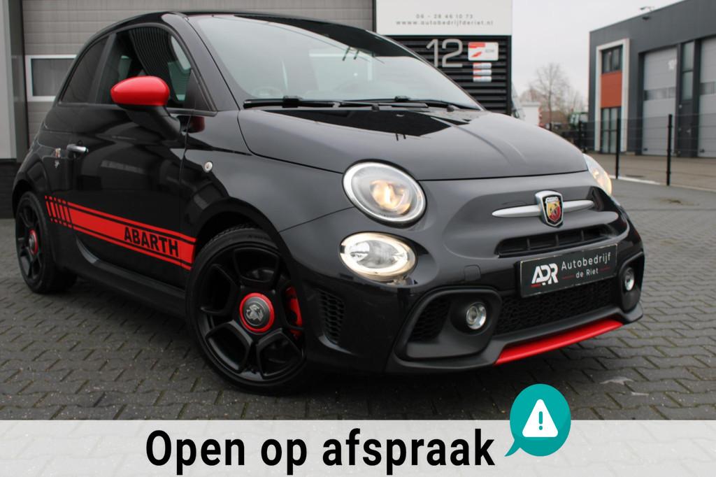 Fiat 500 1.4 T-Jet Abarth 595 Pista / NAVI / KUIPSTOEL/SPORT, Voorwielaandrijving, Stof, Gebruikt, Zwart