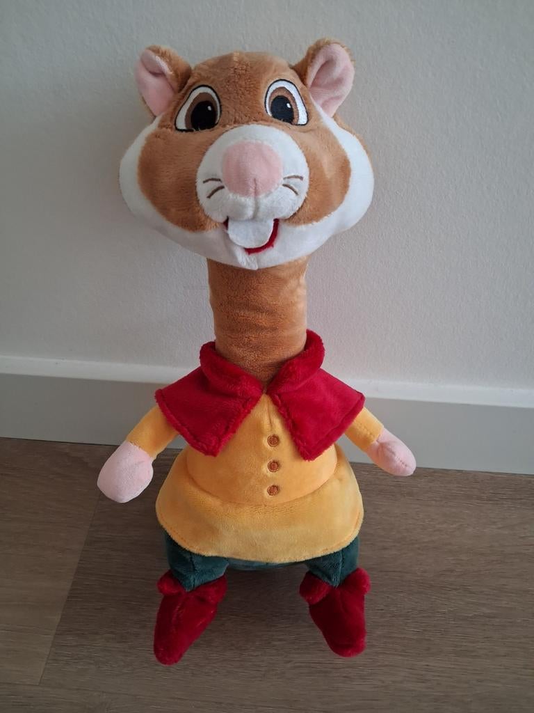Knuffel hamster AH Albert Heijn lange nek Efteling L1125, Ophalen of Verzenden, Zo goed als nieuw, Overige typen