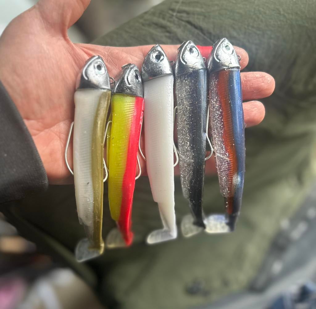 Black-out minnows 95gram, Ophalen of Verzenden, Zo goed als nieuw, Overige typen