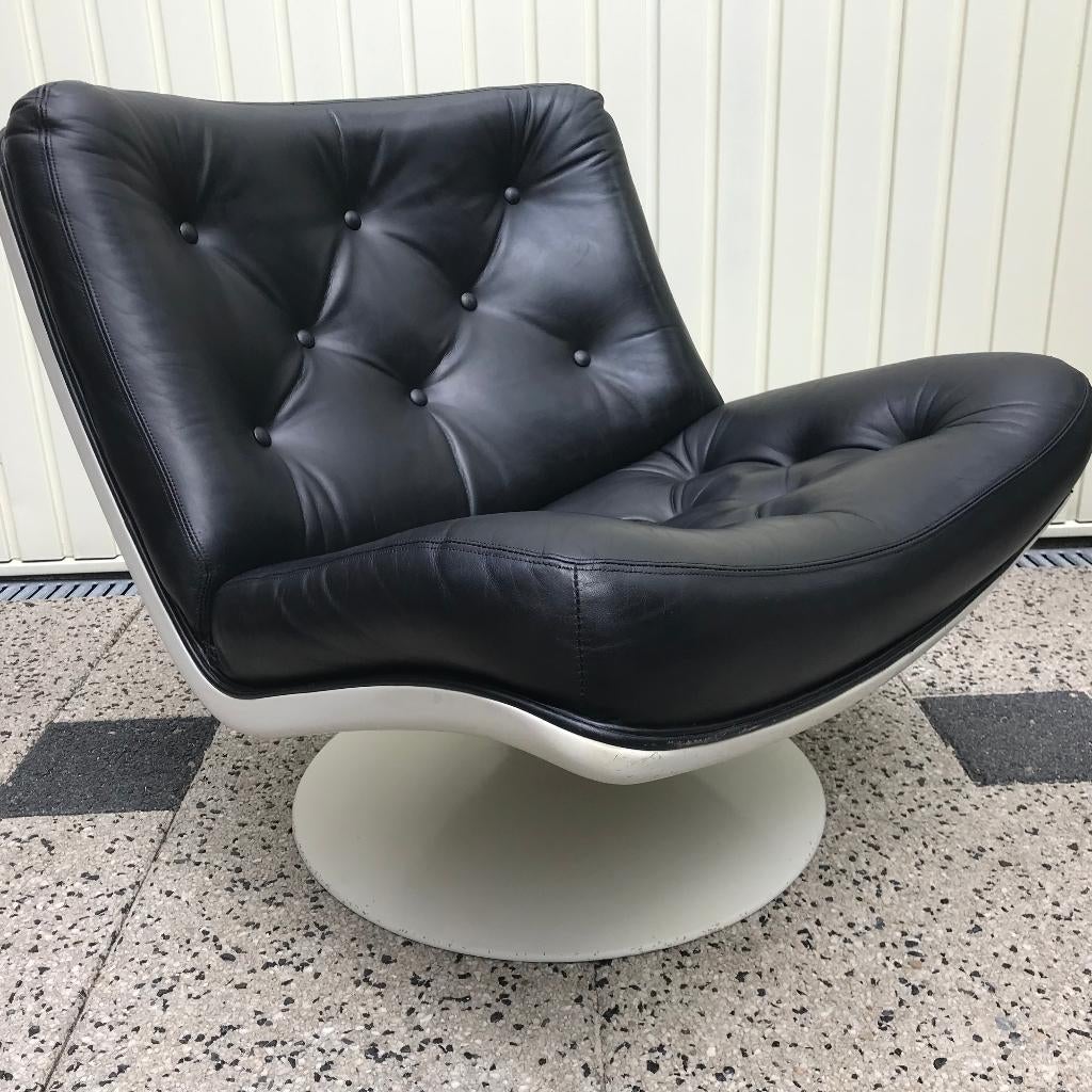 Vintage Artifort F978 978 fauteuil stoel leer retro, Huis en Inrichting, Fauteuils, Gebruikt, Ophalen of Verzenden, Nvt, Nvt