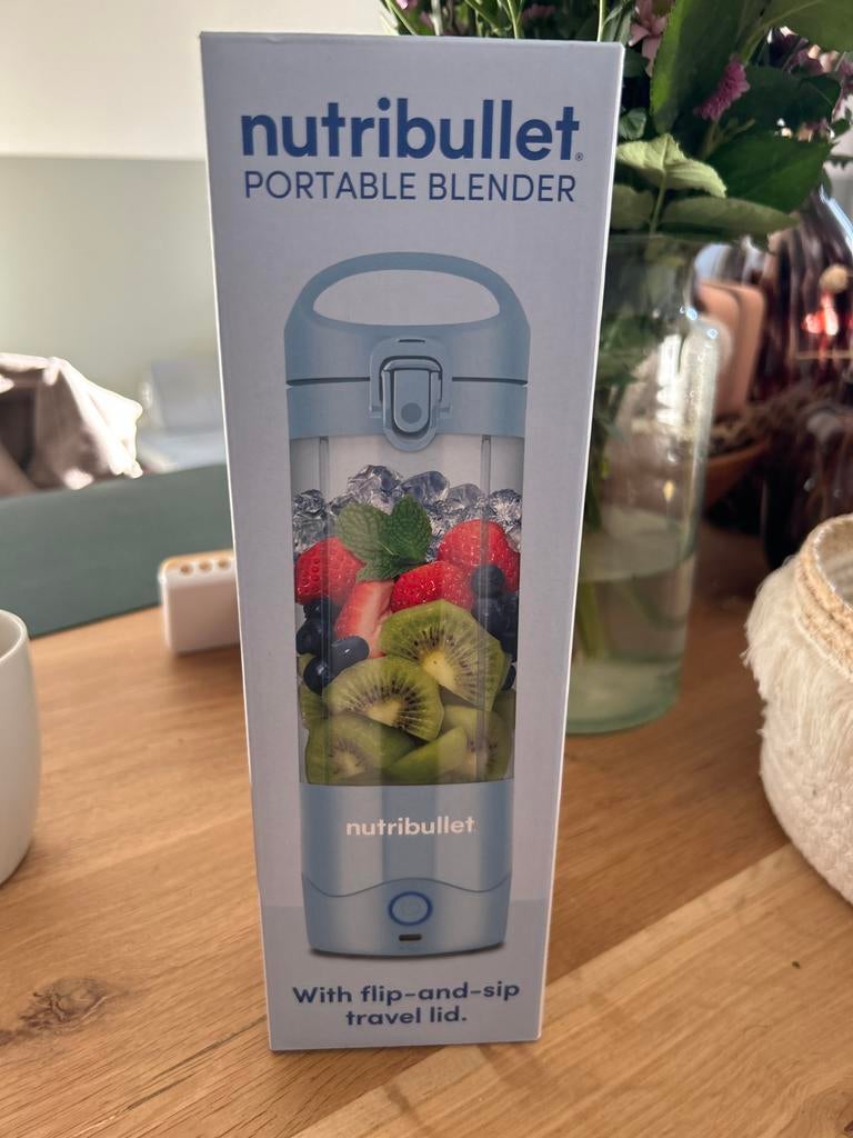Nutribullet Portable Blender nieuw, Witgoed en Apparatuur, Blenders, Ophalen of Verzenden, Nieuw, Blender to go