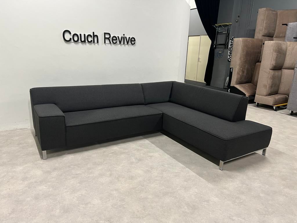 GRATIS LEVERING Montel Strike Hoekbank 275x215 REFURBISHED, -, Verzenden, -, Zo goed als nieuw