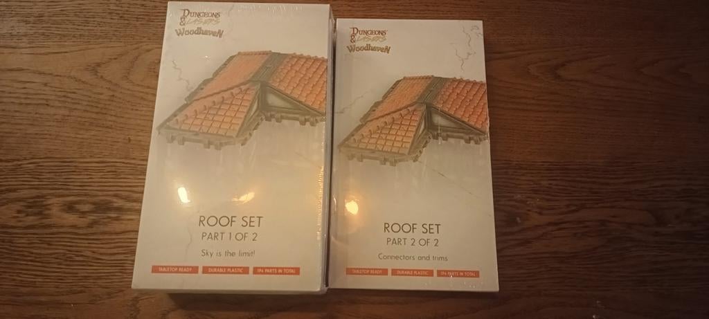 Dungeons and Lasers Woodhaven Roof Set Deel 1 & 2 Nieuw, Hobby en Vrije tijd, Ophalen of Verzenden, Nieuw