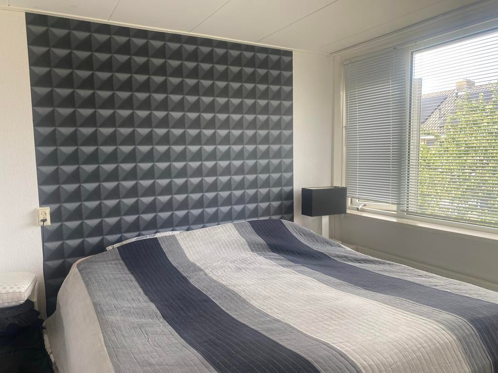 Beddensprei met strepen, Huis en Inrichting, Gebruikt, Overige typen, Tweepersoons, Ophalen of Verzenden