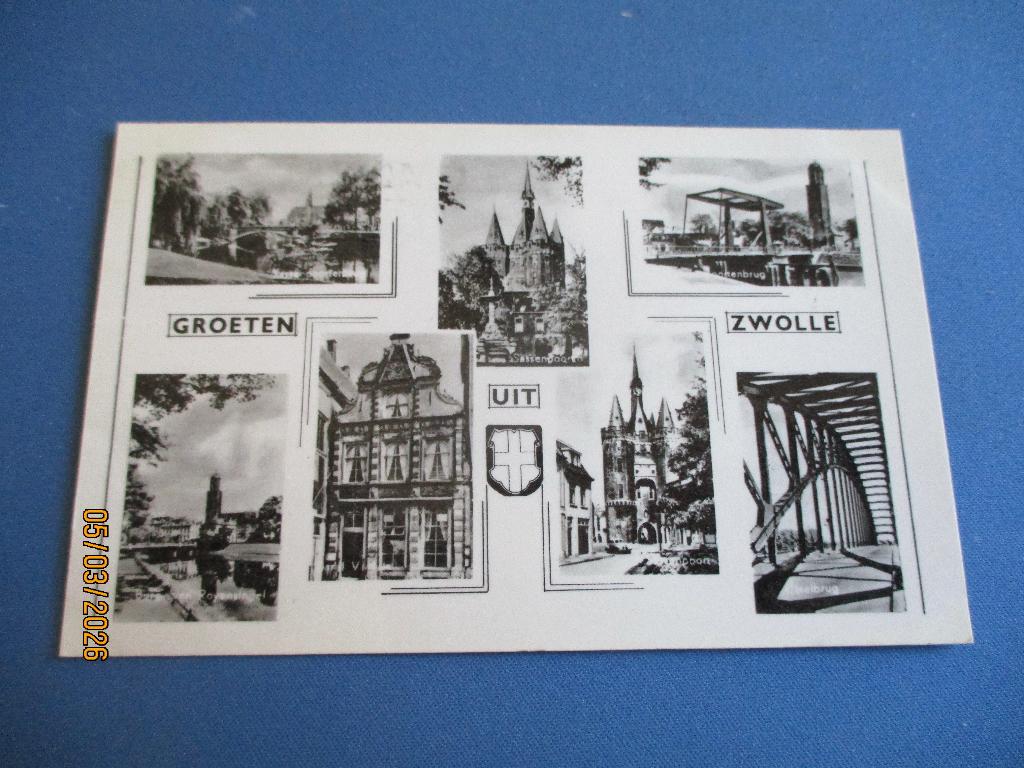 Zwolle (1958), Ophalen of Verzenden, Voor 1920, Gelopen, Overijssel