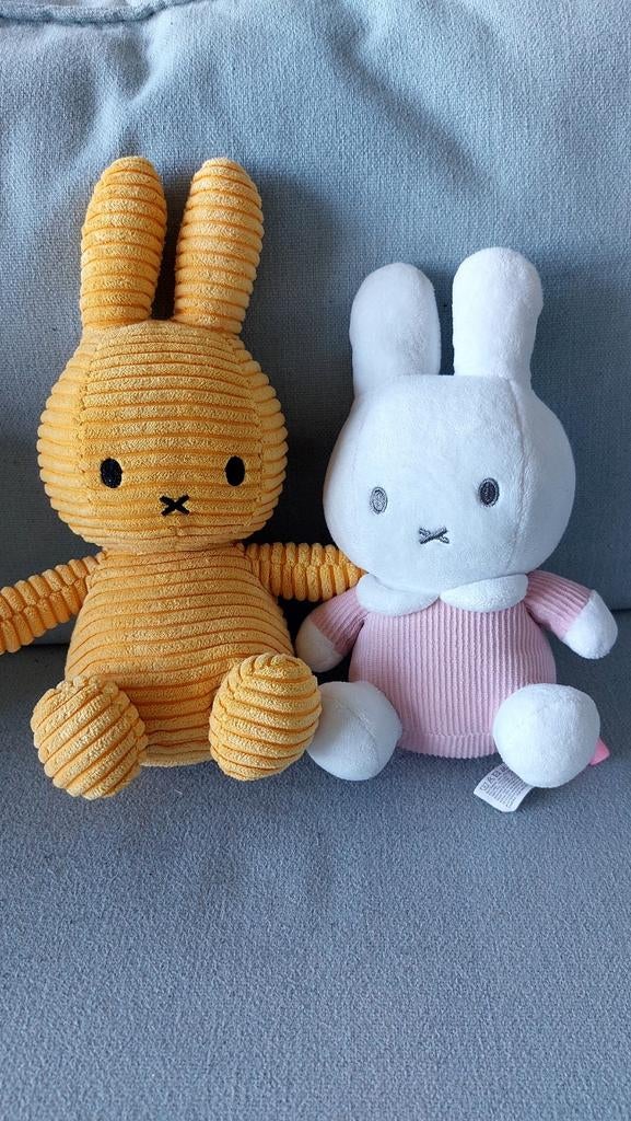 2 x Nijntje voor maar 6 €, Kinderen en Baby's, Speelgoed | Knuffels en Pluche, Ophalen, Konijn