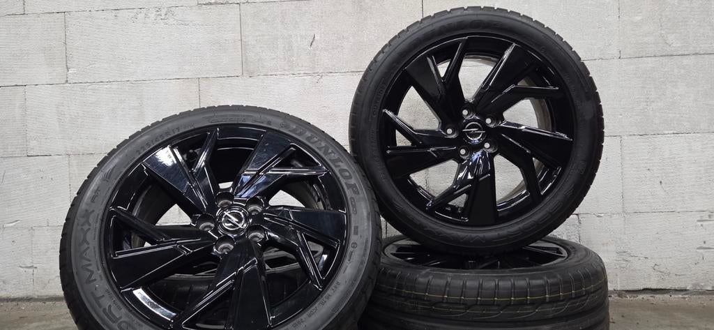 17" Opel Astra L originele velgen zomerbanden 7mm, Gebruikt, Banden en Velgen, 17 inch, Ophalen of Verzenden