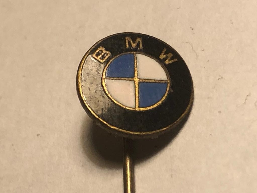 Emaille BMW AUTOMERK Speld., Verzenden, Zo goed als nieuw, Transport, Speldje of Pin