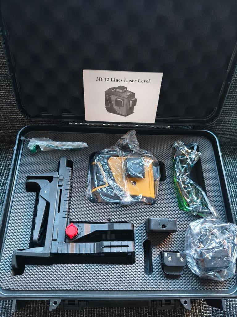 Nieuwe 3D 12 lijnen laser waterpas, Ophalen of Verzenden