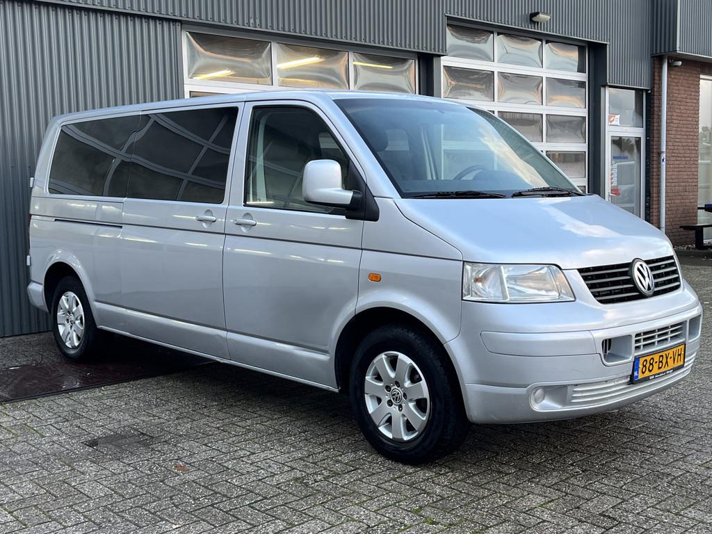 Volkswagen Transporter 2.5 TDI 340 Trendline DC Youngtimer B, Auto's, Bestelauto's, Voorwielaandrijving, Stof, Gebruikt, Zwart