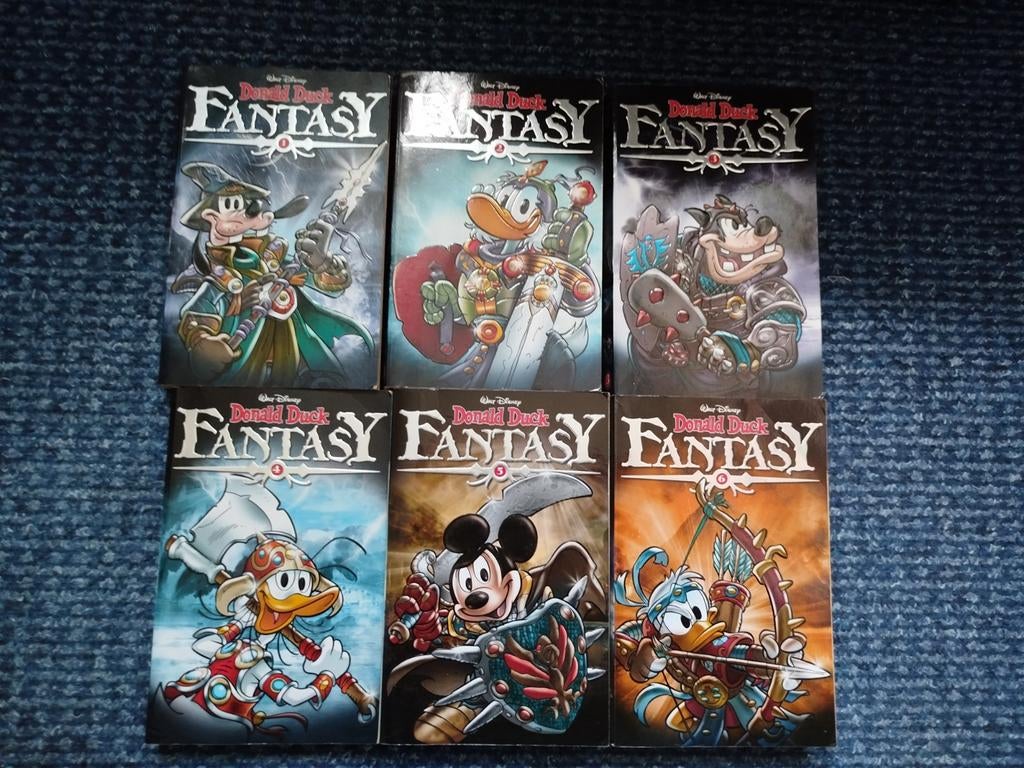 Prachtige complete set Donald Duck pockets FANTASY 1 tot 6, Boeken, Stripboeken, Meerdere stripboeken, Ophalen of Verzenden, Zo goed als nieuw