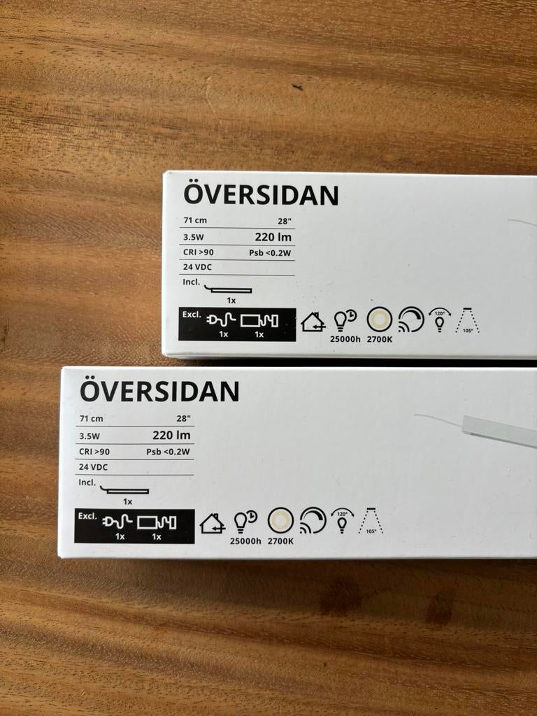 IKEA ÖVERSIDAN LED met TRÅDFRI driver en FÖRNIMMA, Minder dan 30 watt, Overige typen, Nieuw, E27 (groot)