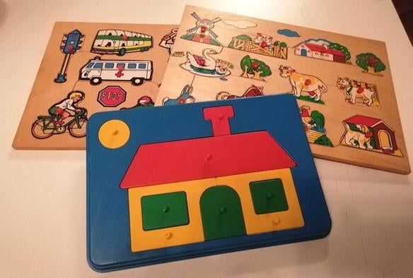 Kinderpuzzels houten legpuzzel en plastic legpuzzel, Ophalen of Verzenden, Meer dan 50 stukjes, 6 jaar of ouder