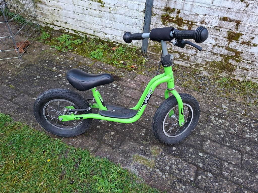 Groene loopfiets van Puky, Ophalen, Zo goed als nieuw, Loopfiets