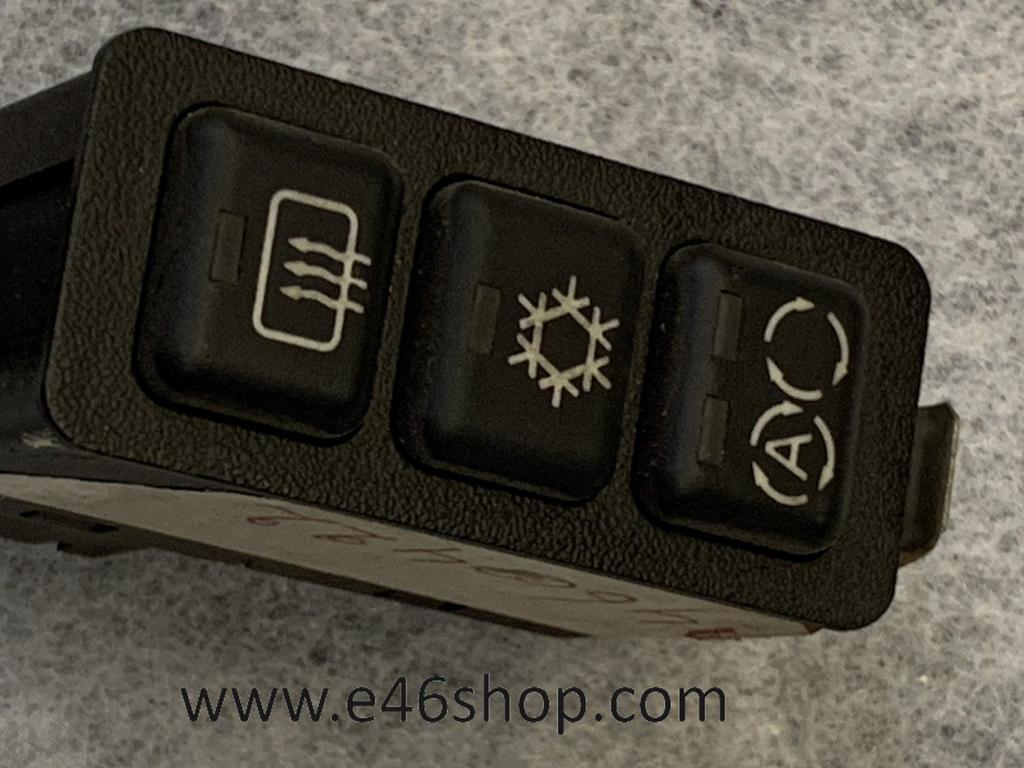 Airco achterruit verwarming knop BMW E34 OE 61311391767, -, -, Nieuw, Ophalen of Verzenden