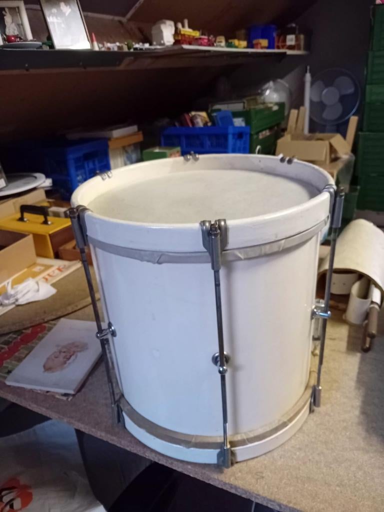 Vintage Trommel met Stokken en Vellen - Compleet Pakket, Muziek en Instrumenten, Ophalen of Verzenden, Gebruikt, Overige merken