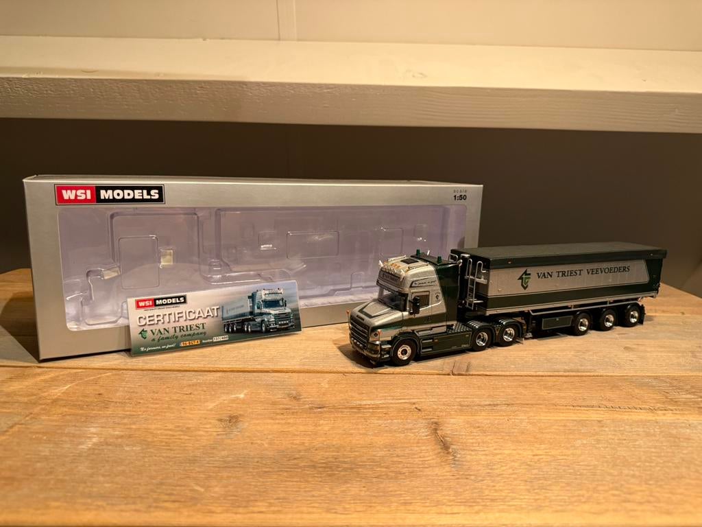Van Triest Scania Torpedo WSI, Hobby en Vrije tijd, Modelauto's | 1:50, Ophalen of Verzenden, Zo goed als nieuw, Bus of Vrachtwagen