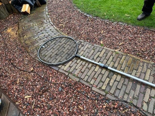 koy schepnet 80 cm telescoop, Ophalen of Verzenden, Gebruikt, Overige typen