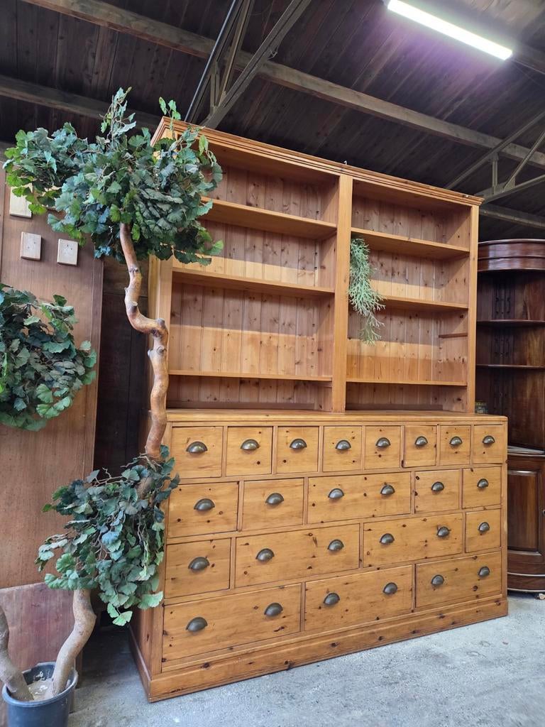 Prachtige ladekast ~ apothekerskast ~ fourniturenkast, Ophalen, 5 laden of meer, 200 cm of meer, Zo goed als nieuw