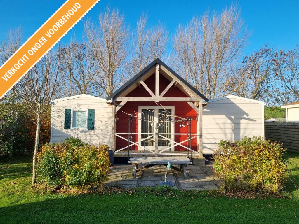 Chalet te koop aan Waddenzee in Noord-Holland! R#52R, Caravans en Kamperen, Stacaravans, Meer dan 6