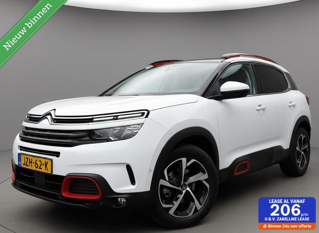 Citroen C5 Aircross 1.2 Airco Carplay Cruise Led Camera 2019, Stof, Gebruikt, Zwart, C5 Aircross
