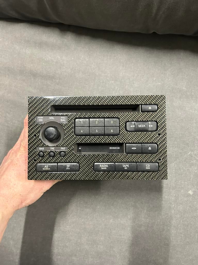 Saab 9-5 radio met carbon, Ophalen of Verzenden, Zo goed als nieuw