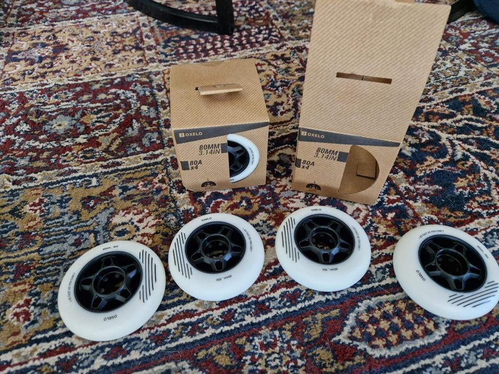 Skeelerwielen 80mm 80a merk Oxelo, Sport en Fitness, Skeelers, Overige merken, Dames, Nieuw, Ophalen of Verzenden