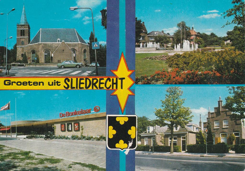 Groeten uit Sliedrecht, Ophalen of Verzenden, 1960 tot 1980, Ongelopen, Zuid-Holland