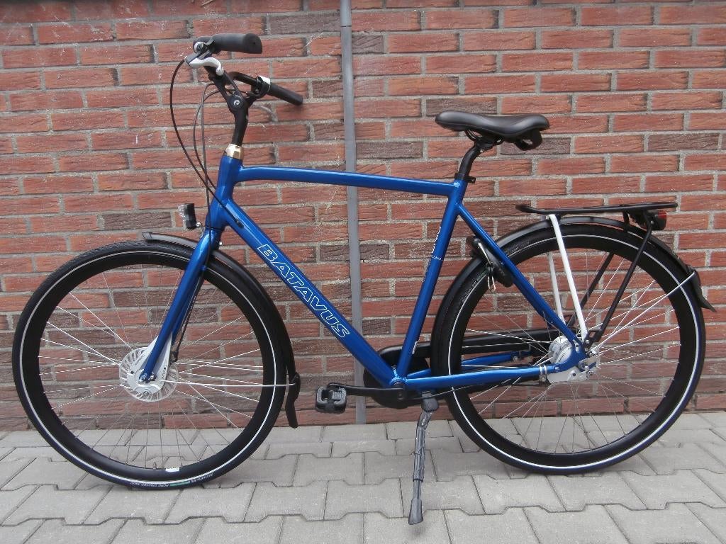 Zeer mooie Batavus Dinsdag 57 cm. 7 versnellingen. Blauw, Ophalen, Versnellingen, Batavus, Zo goed als nieuw