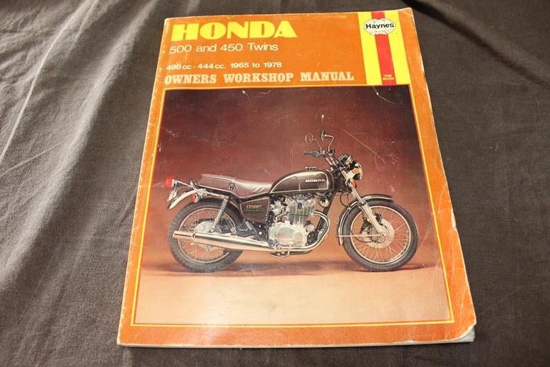 Honda CB500 CB450 CL twins 1965-1978 werkplaatsboek manual, Ophalen of Verzenden, Honda