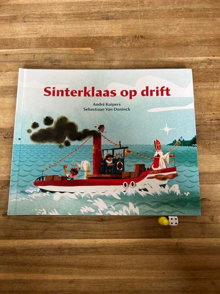 Sinterklaas op drift, Boeken, Kinderboeken | Kleuters, Zo goed als nieuw, Fictie algemeen, 4 jaar, Jongen of Meisje, Voorleesboek
