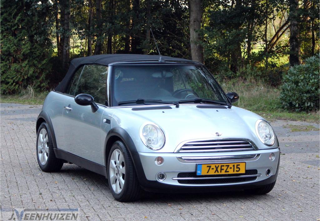 MINI Cabrio 1.6 One Pepper | 2004 | Airco | Stoelverwarming, Gebruikt, 4 cilinders, Cabriolet, 4 stoelen