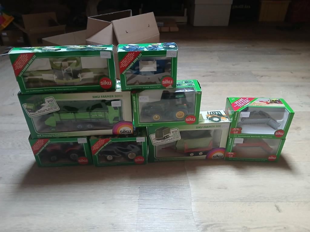 Partij Siku Farmer Serie 1:32 modellen, SIKU, Tractor of Landbouw, Nieuw, Ophalen of Verzenden