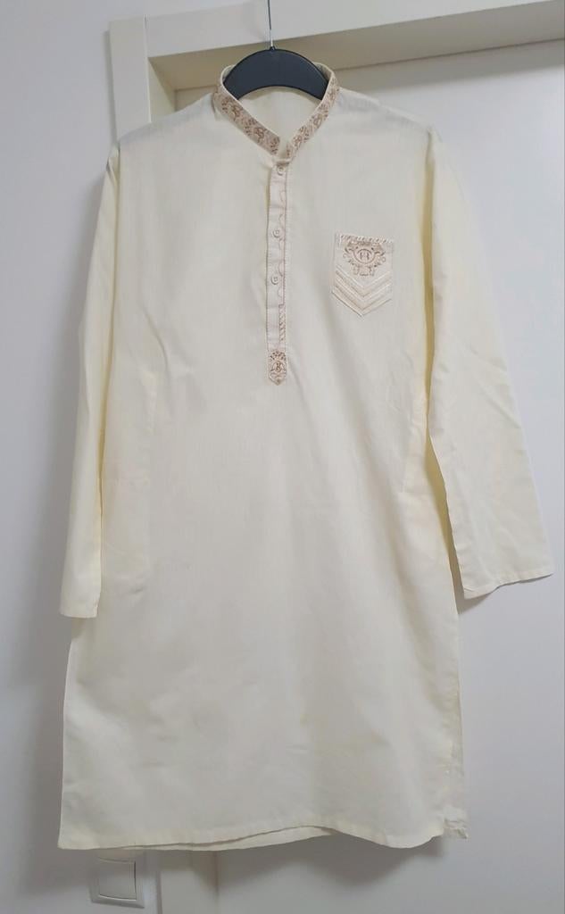 Heren Indiase/Afghaanse Kamiz Kurta Kameez - Maat S, Ophalen of Verzenden, Zo goed als nieuw, Onbekend