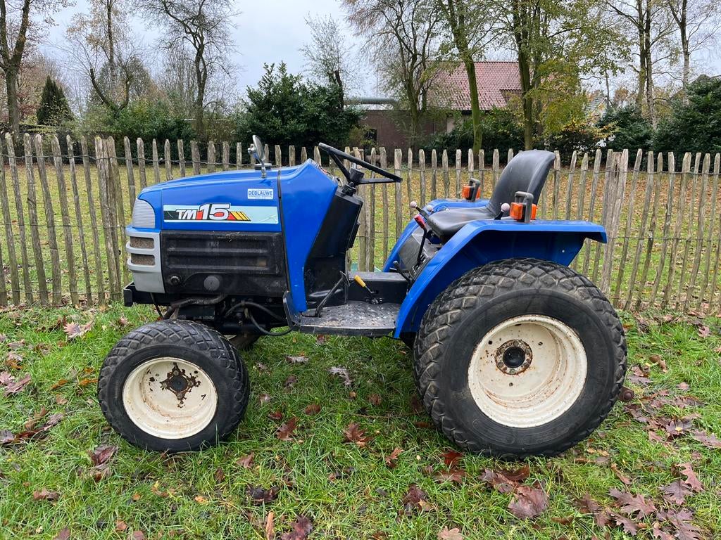 Iseki TM15 minitractor met stuurbekrachtiging kubota yanmar, Ophalen of Verzenden, Zo goed als nieuw